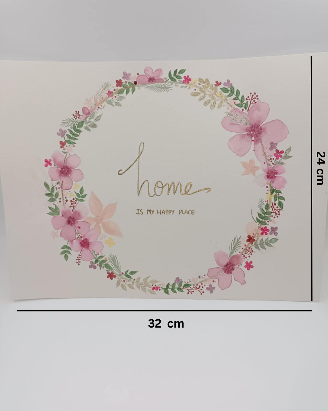 Pinta una boutique de flores con brillantina